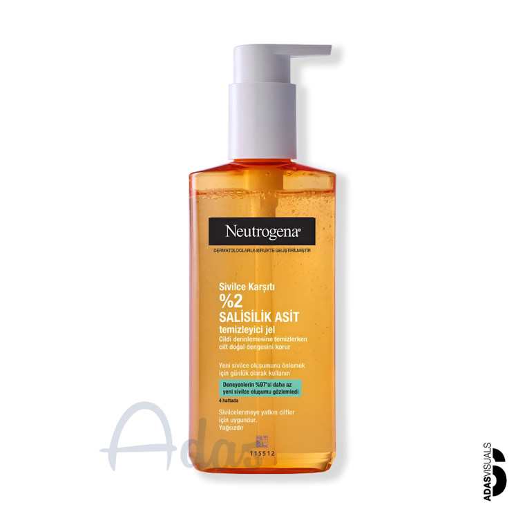 ژل پاک کننده صورت ضد جوش و آکنه نوتروژینا | پاکسازی منافذ و کنترل چربی