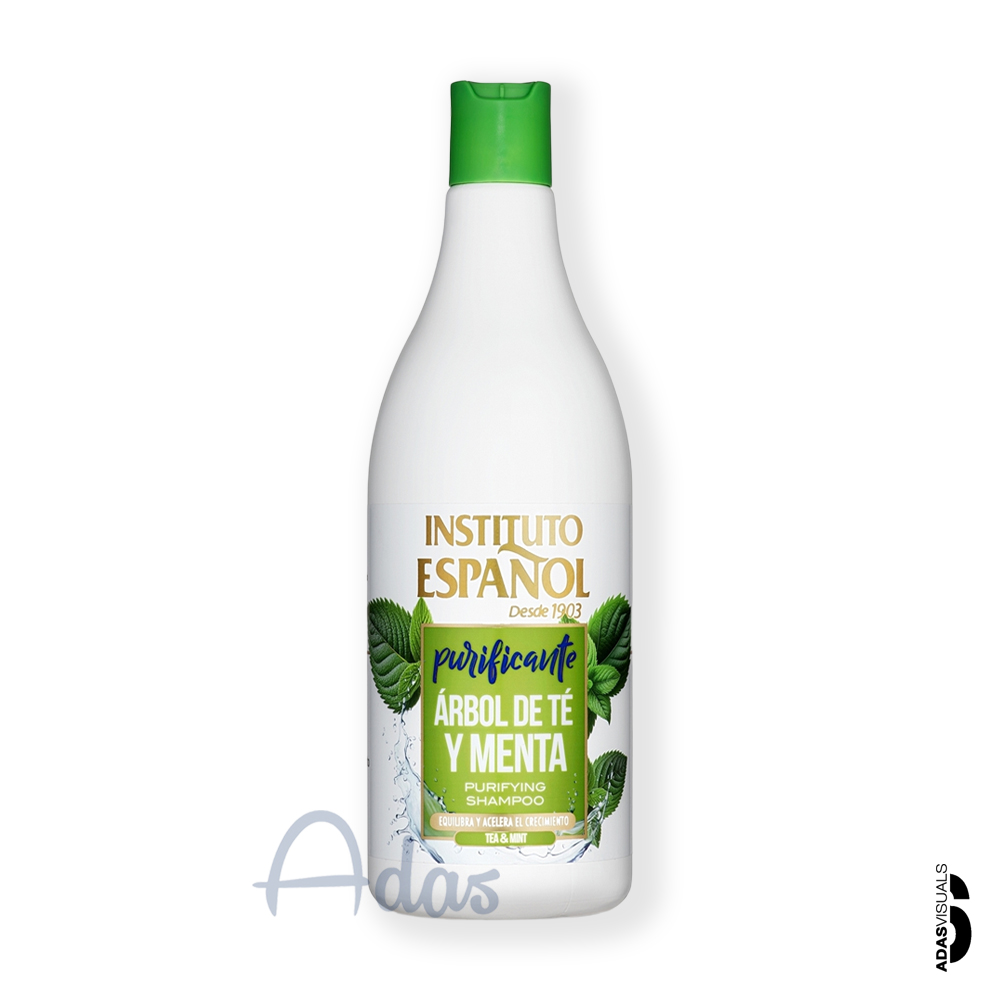 شامپو بدن Instituto Español حاوی عصاره درخت چای و نعناع، کنترل کننده چربی و ضد شوره