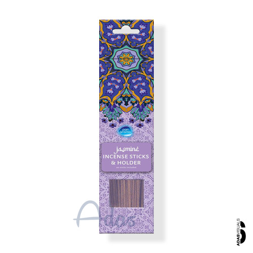 عود معطر 40 عددی Pan Aroma بریتانیا | رایحه یاسمن بههمراه جاعودی