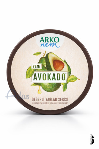 کرم تغذیهکننده و آبرسان دست و بدن ®ARKO nem حجم 150 میل | حاوی روغن آووکادو