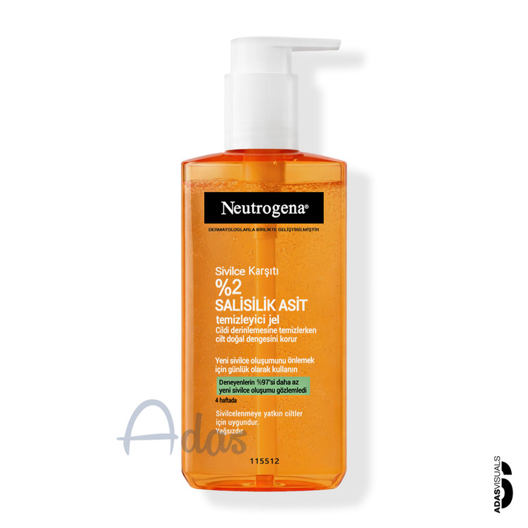 ژل پاک کننده صورت ضد جوش و آکنه نوتروژینا | پاکسازی منافذ و کنترل چربی