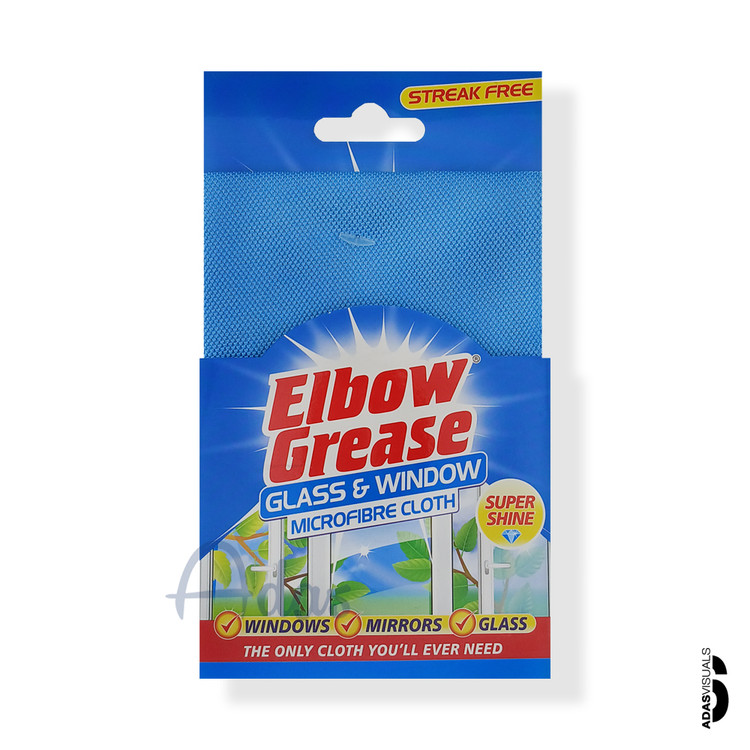 دستمال پاک کننده میکرو فایبر Elbow Grease بریتانیا | مناسب پنجره، آینه و شیشه