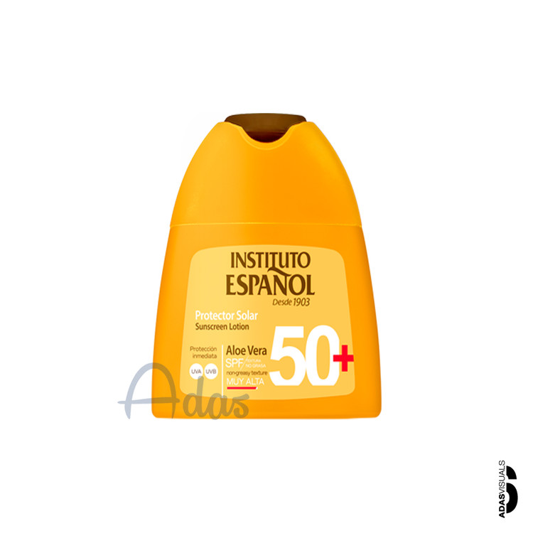 لوسیون ضد آفتاب بی رنگ Instituto Español با SPF50 | حاوی عصاره آلوئه ورا