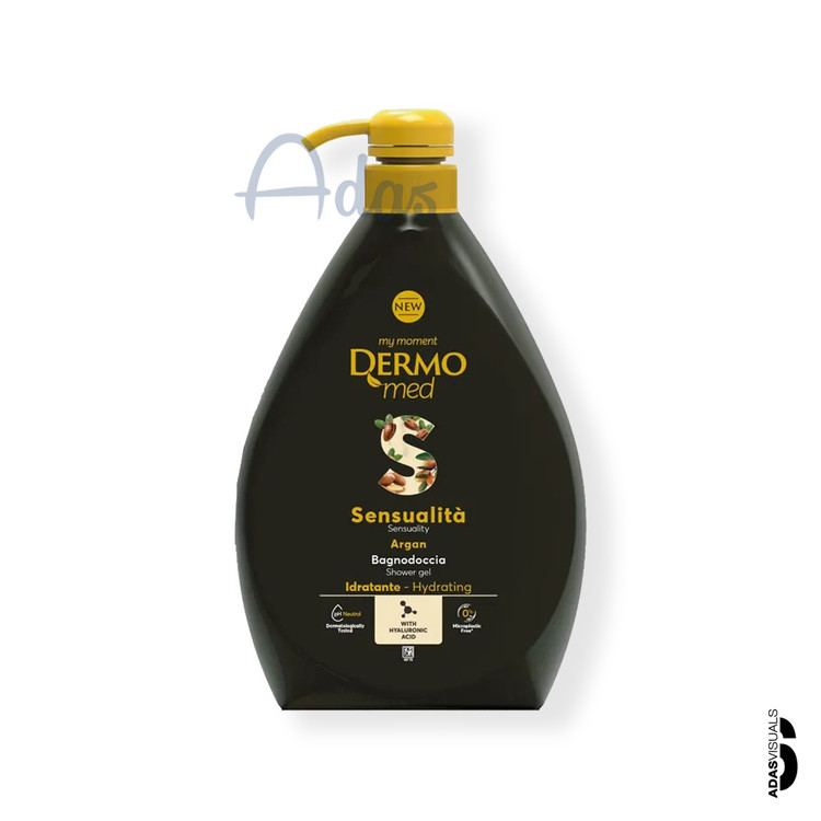 شامپو بدن آرگان DERMOmed ایتالیا | با رایحه Sensualita