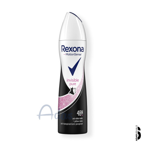 اسپری دئودورانت 48 ساعته زنانه Rexona ایتالیا | مدل Invisible Pure