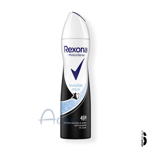 اسپری دئودورانت 48 ساعته زنانه Rexona ایتالیا | مدل Invisible Aqua