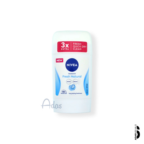 دئودورانت استیک زنانه NIVEA آلمان | مدل Fresh Natural