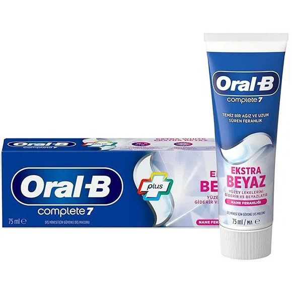 خمیردندان سفیدکننده برند Oral-B آلمان | سری Complete7 Plus با طعم نعنا خنک