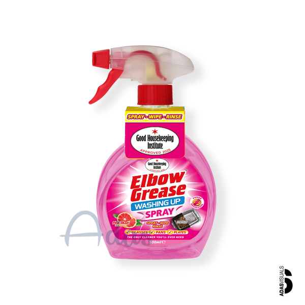 اسپری چربی‌زدا و شستشوی ظروف Elbow Grease بریتانیا | با رایحه گریپ فروت