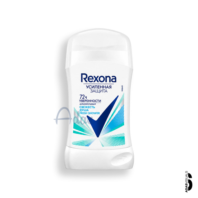 دئودورانت استیک 72 ساعته زنانه Rexona | مدل Fresh Shower با رایحهای خنک، آبی و تمیز