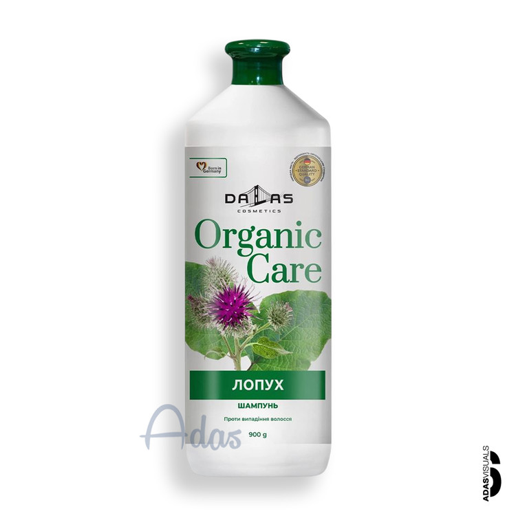 شامپو ارگانیک تقویتکننده و ضد ریزش دالاس | با عصاره بورداک (Burdock) 900 میل