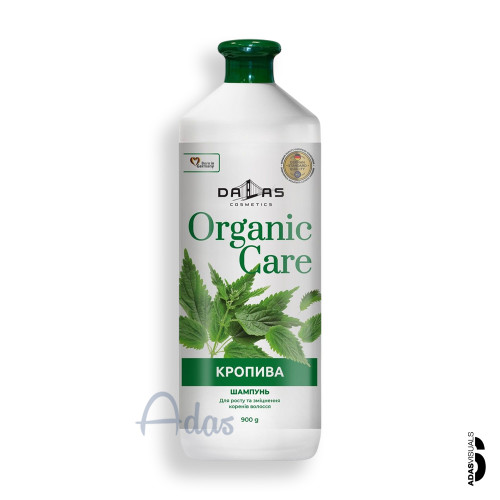 شامپو ارگانیک موی چرب دالاس | با عصاره گزنه (Nettle) مناسب کنترل چربی 900 میل