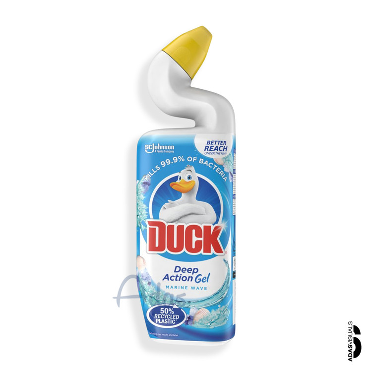 ژل مایع تمیزکننده توالت Duck بریتانیا | ضد جرم، رسوب و آهک با رایحه دریایی Marine Wave
