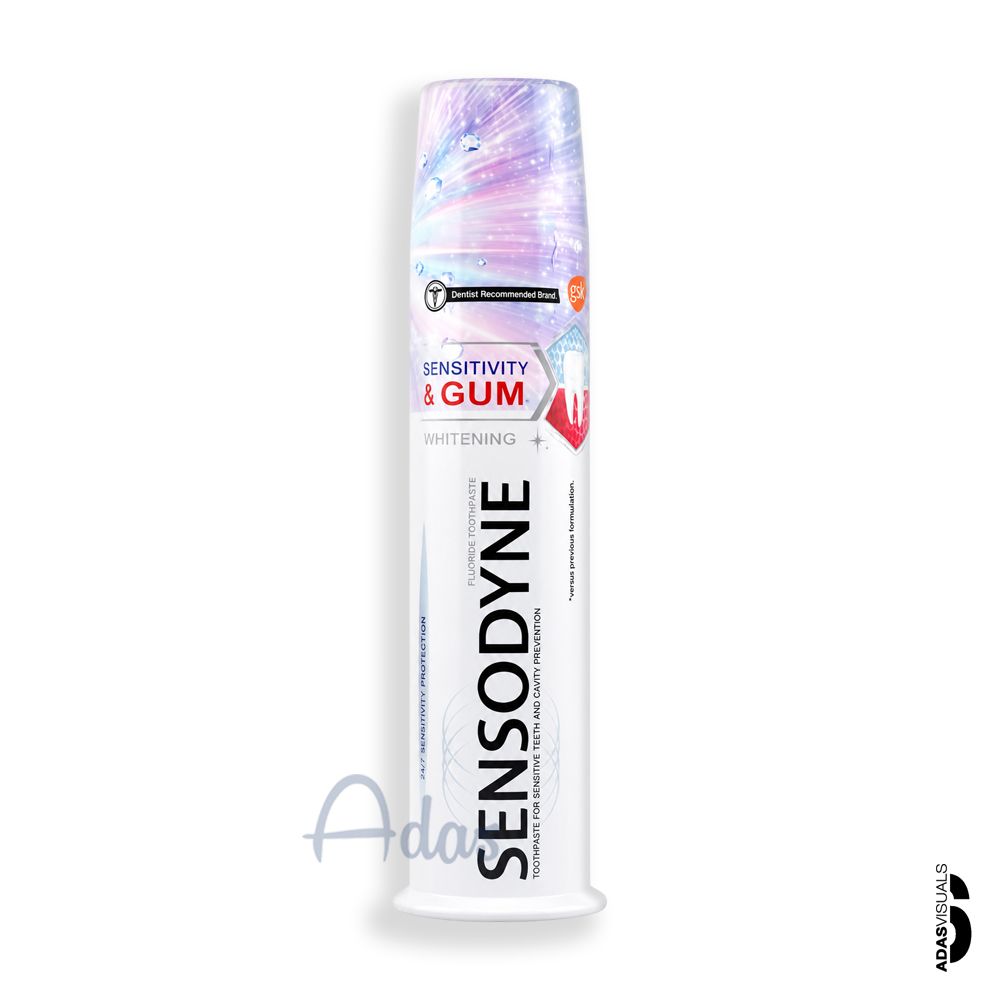 خمیر دندان پمپی سنسوداین Sensitivity & Gum | محافظت از دندان‌های حساس و لثه همراه با سفیدکنندگی 100 میل