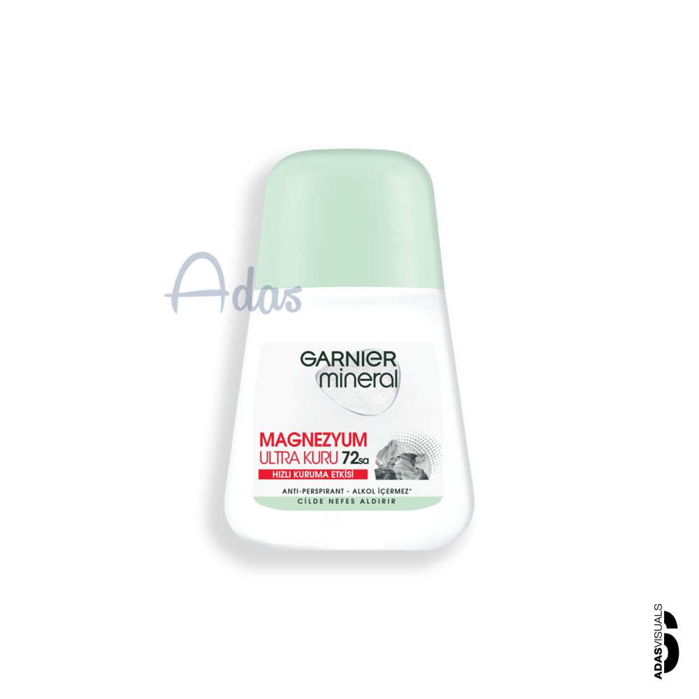 مام رول ضد تعریق منیزیم GARNIeR Mineral | کنترل قوی تعریق تا 72 ساعت 50 میل