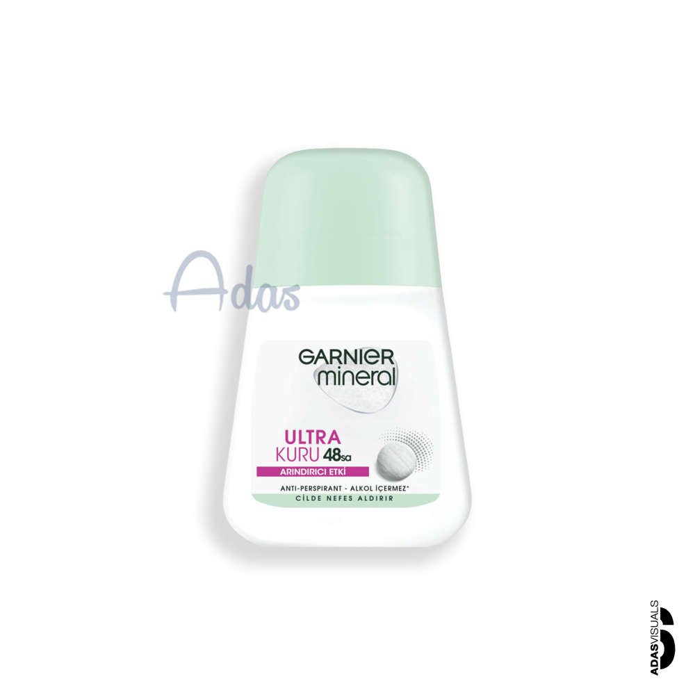 مام رول ضد تعریق GARNIeR Mineral Ultra Kuru | کنترل تعریق و محافظت 48 ساعته 50 میل
