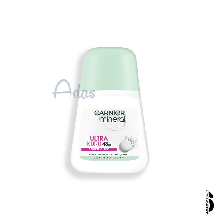 مام رول ضد تعریق GARNIeR Mineral Ultra Kuru | کنترل تعریق و محافظت 48 ساعته 50 میل