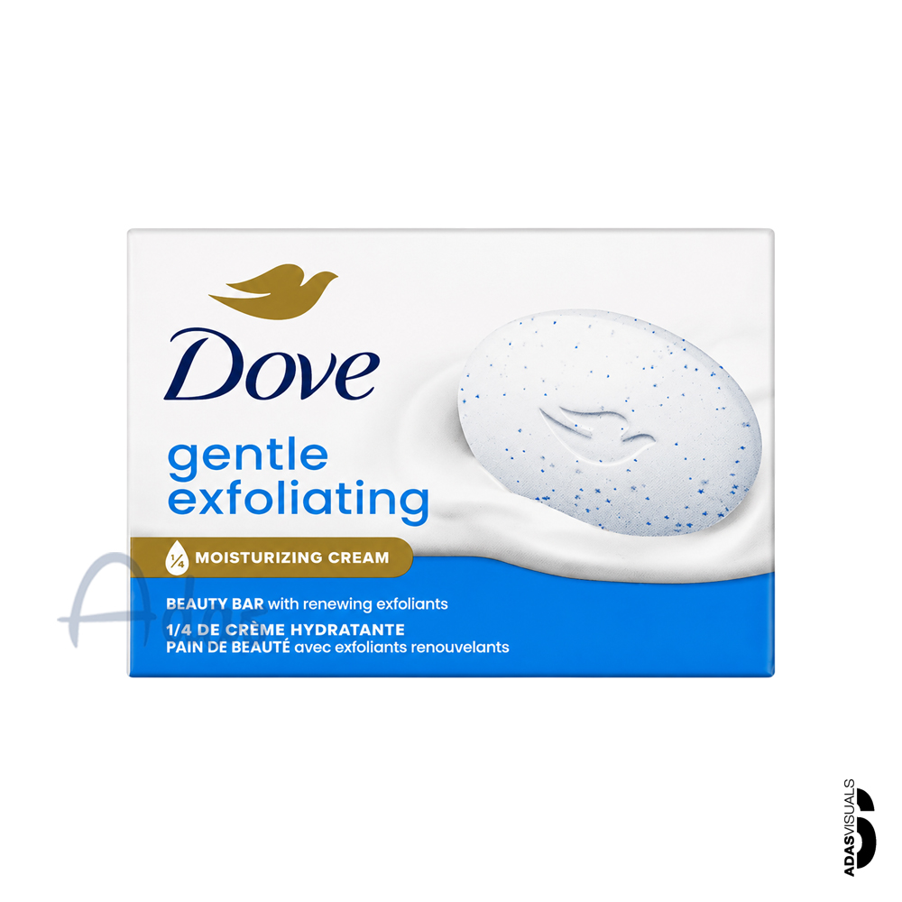 صابون کرمی لایه‌بردار داو آمریکا مدل Gentle Exfoliating | بدون سولفات و پارابن