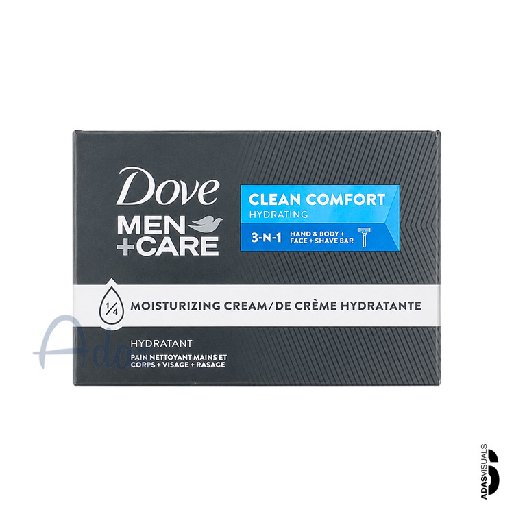 صابون کرمی مردانه داو آمریکا مدل Clean Comfort | شوینده ۳ در ۱ صورت، بدن و مناسب اصلاح