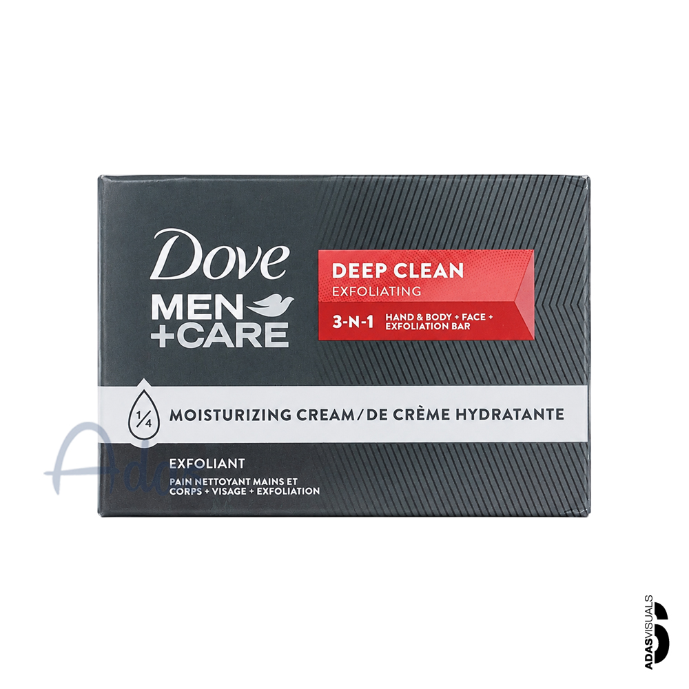 صابون کرمی مردانه داو آمریکا مدل Deep Clean | حاوی دانه‌های پاک‌کننده مناسب صورت و بدن