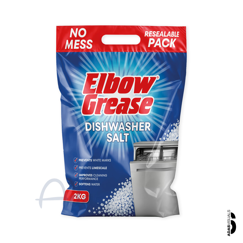نمک ماشین ظرفشویی Elbow Grease بریتانیا | کاهش اثرات املاح معدنی آب 2 کیلوگرم